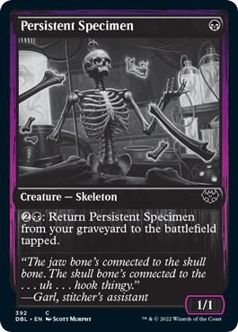Persistent Specimen card from Innistrad: Double Feature