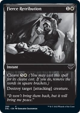 Fierce Retribution card from Innistrad: Double Feature