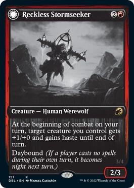 Reckless Stormseeker card from Innistrad: Double Feature
