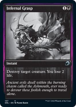 Infernal Grasp card from Innistrad: Double Feature
