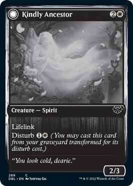 Kindly Ancestor card from Innistrad: Double Feature
