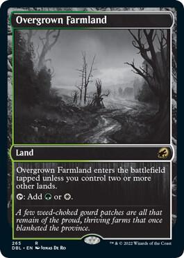 Overgrown Farmland card from Innistrad: Double Feature