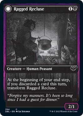 Ragged Recluse card from Innistrad: Double Feature