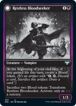 Restless Bloodseeker card from Innistrad: Double Feature