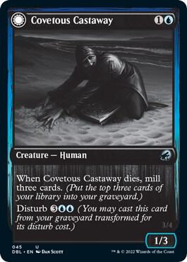 Covetous Castaway card from Innistrad: Double Feature