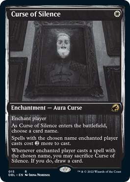 Curse of Silence card from Innistrad: Double Feature