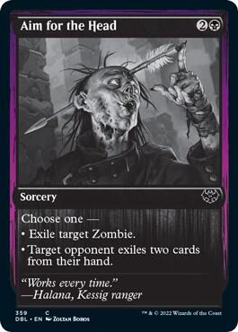 Aim for the Head card from Innistrad: Double Feature