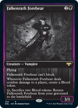 Falkenrath Forebear card from Innistrad: Double Feature