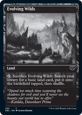 Evolving Wilds (530) card from Innistrad: Double Feature