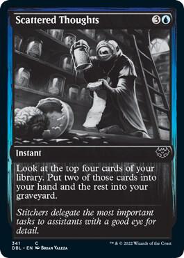 Scattered Thoughts card from Innistrad: Double Feature
