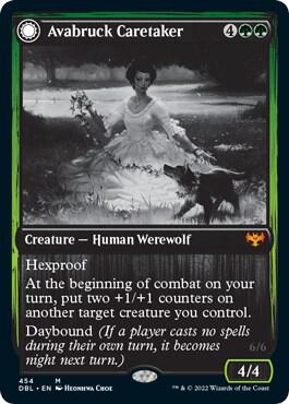 Avabruck Caretaker card from Innistrad: Double Feature