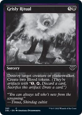 Grisly Ritual card from Innistrad: Double Feature