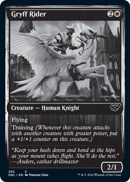 Gryff Rider card from Innistrad: Double Feature