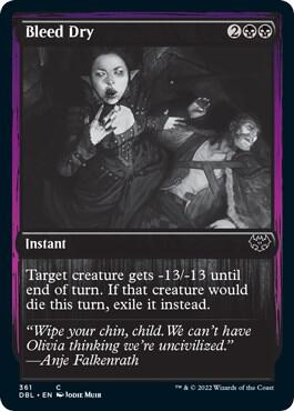 Bleed Dry card from Innistrad: Double Feature