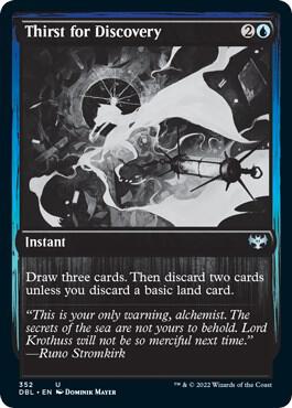 Thirst for Discovery card from Innistrad: Double Feature