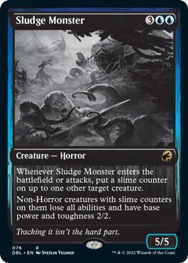 Sludge Monster card from Innistrad: Double Feature