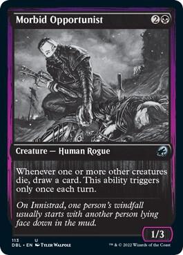 Morbid Opportunist card from Innistrad: Double Feature
