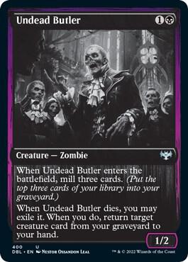 Undead Butler card from Innistrad: Double Feature