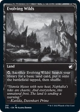 Evolving Wilds (261) card from Innistrad: Double Feature