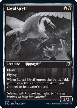 Loyal Gryff card from Innistrad: Double Feature
