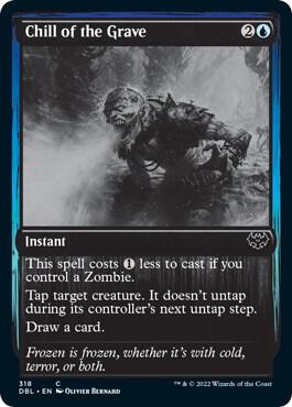 Chill of the Grave card from Innistrad: Double Feature
