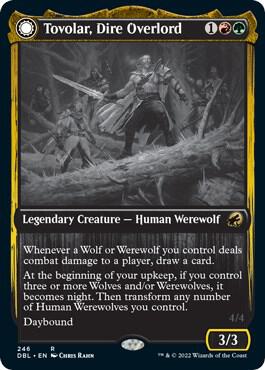 Tovolar, Dire Overlord card from Innistrad: Double Feature