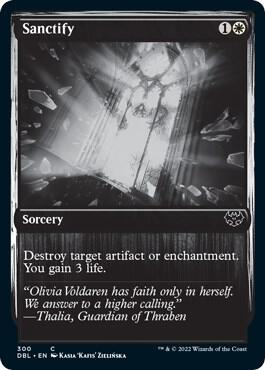 Sanctify card from Innistrad: Double Feature