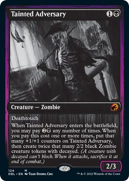 Tainted Adversary card from Innistrad: Double Feature