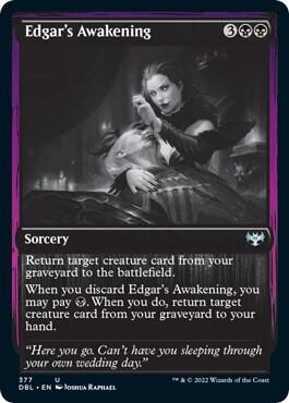 Edgar's Awakening card from Innistrad: Double Feature