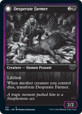 Desperate Farmer card from Innistrad: Double Feature