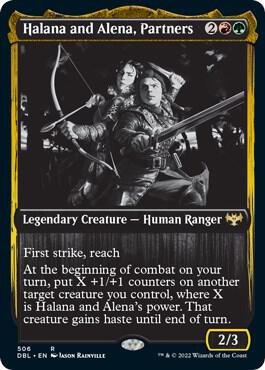 Halana and Alena, Partners card from Innistrad: Double Feature