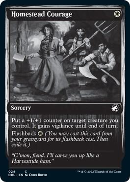 Homestead Courage card from Innistrad: Double Feature