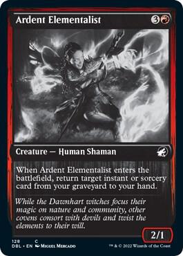 Ardent Elementalist card from Innistrad: Double Feature