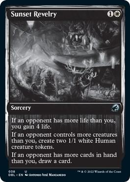 Sunset Revelry card from Innistrad: Double Feature