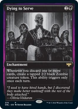 Dying to Serve card from Innistrad: Double Feature