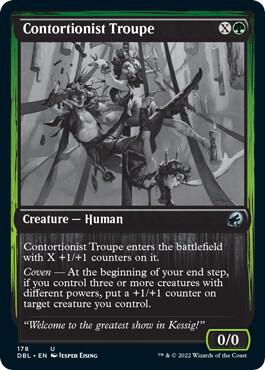 Contortionist Troupe card from Innistrad: Double Feature