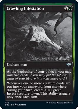 Crawling Infestation card from Innistrad: Double Feature
