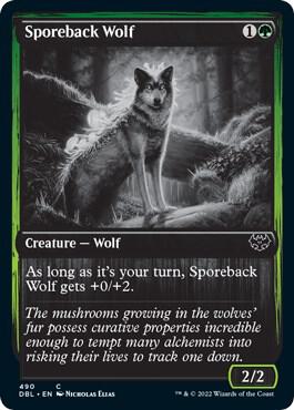 Sporeback Wolf card from Innistrad: Double Feature