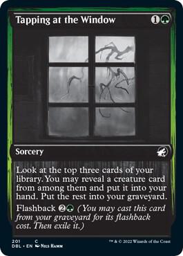 Tapping at the Window card from Innistrad: Double Feature