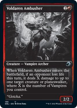 Voldaren Ambusher card from Innistrad: Double Feature