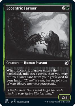 Eccentric Farmer card from Innistrad: Double Feature