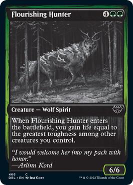 Flourishing Hunter card from Innistrad: Double Feature