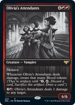 Olivia's Attendants card from Innistrad: Double Feature