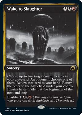 Wake to Slaughter card from Innistrad: Double Feature