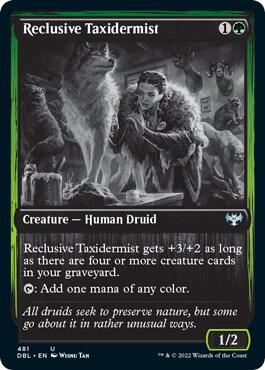 Reclusive Taxidermist card from Innistrad: Double Feature