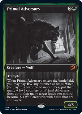 Primal Adversary card from Innistrad: Double Feature