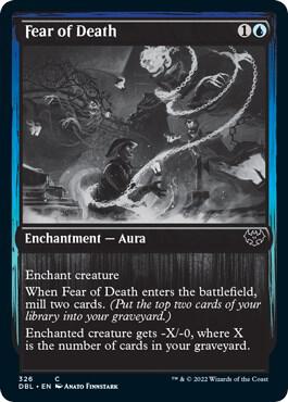 Fear of Death card from Innistrad: Double Feature