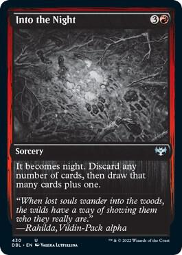 Into the Night card from Innistrad: Double Feature