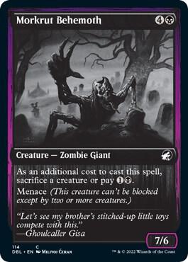 Morkrut Behemoth card from Innistrad: Double Feature