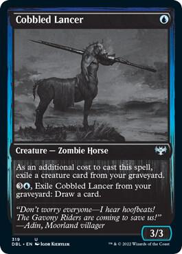 Cobbled Lancer card from Innistrad: Double Feature